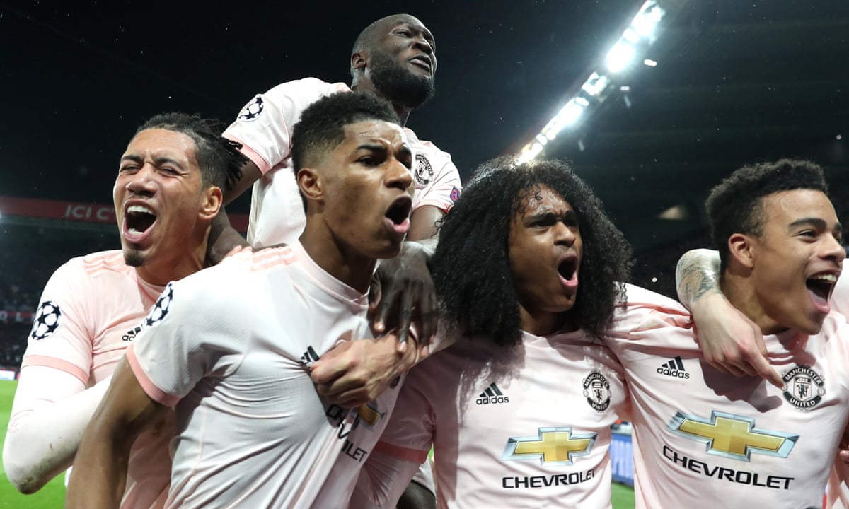 Solskjaer The Squad Delighted With Win At Psg Psg 1 3 Manchester United Uefa Champions League Youtube