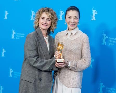 Tricia Tuttle (left) with Michelle Yeoh