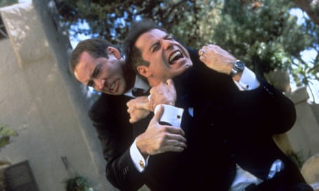 Nicolas Cage and John Traviolta in 1997 action film Face/Off.