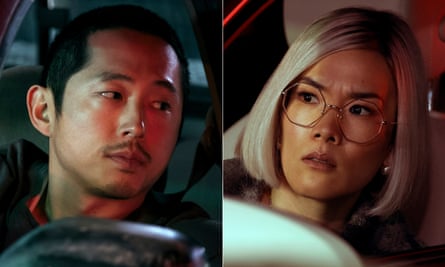 Steven Yeun and Ali Wong in Beef.