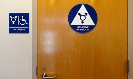 Public bathrooms are a site of debate because they are where we feel vulnerable, says professor Kathryn Anthony: ‘People are afraid because they’re exposed.” 