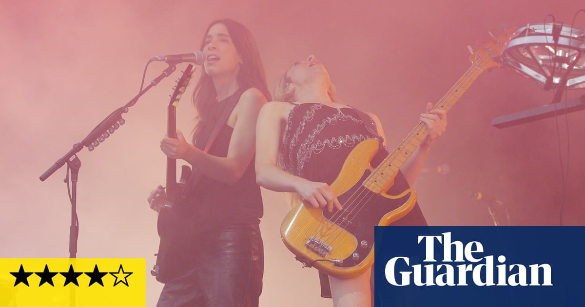 Haim's secret Glastonbury set review - sing-alongs and stomping songs from Worthy Farm's favourite sisters