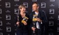 Jenny Erpenbeck and Michael Hofmann at the International Booker prize ceremony at Tate Modern.