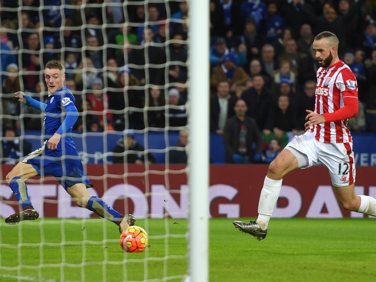 Jamie Vardy Scores To Help Leicester Beat Stoke And Reclaim Top Spot Premier League The Guardian Jamie Vardy Scores To Help Leicester Beat Stoke And Reclaim Top Spot Premier League The Guardian