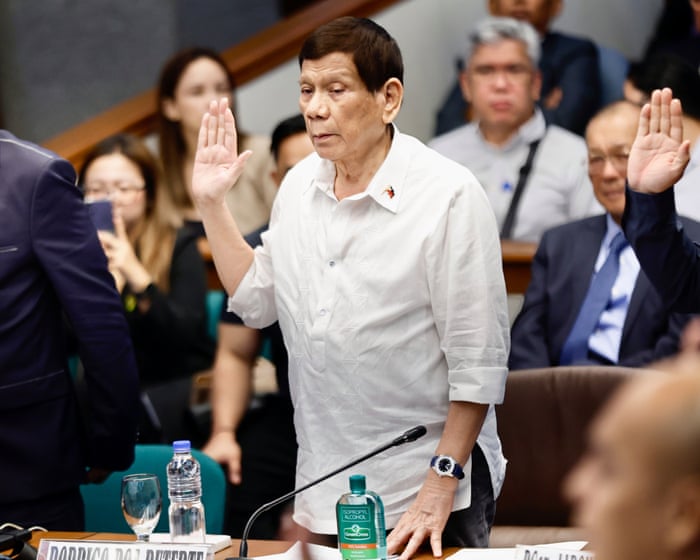 Rodrigo Duterte, former Philippines president, charged with crimes against humanity at ICC