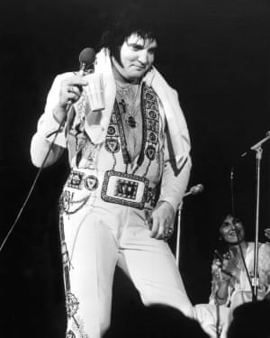 Fat Elvis, circa 1977.