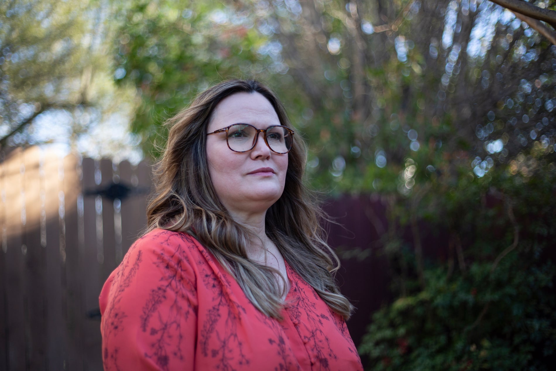 Dawn Wilcox, an activist documenting femicide in the United States, at her home in Plano, Texas. Dawn’s project, Women Count, focuses on women killed in 2018 and has so documented 1,635 cases so far.
