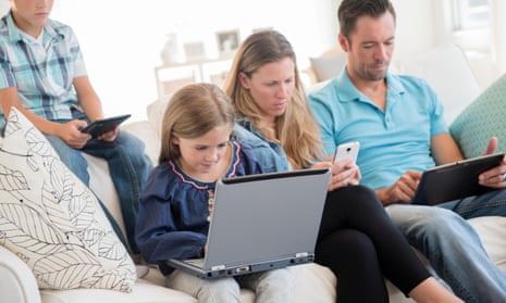 Parents must take breaks from their devices so that children get care they need.
