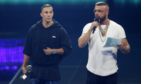 German rappers Kollegah and Farid Bang’s lyrics have been criticised by Jewish groups.
