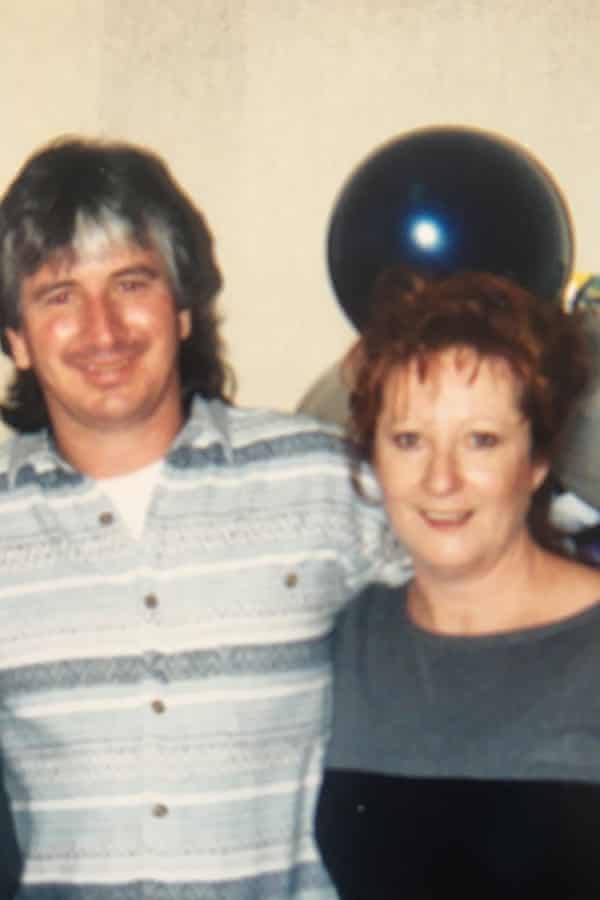 Wheatley and Maria in the late 1990s. The pair met in 1994 while working as a storeman and receptionist for a glue-making manufacturer in Melbourne.
