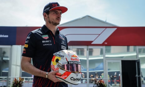 Max Verstappen at the Autódromo Hermanos Rodríguez for this weekend’s Mexico Grand Prix.