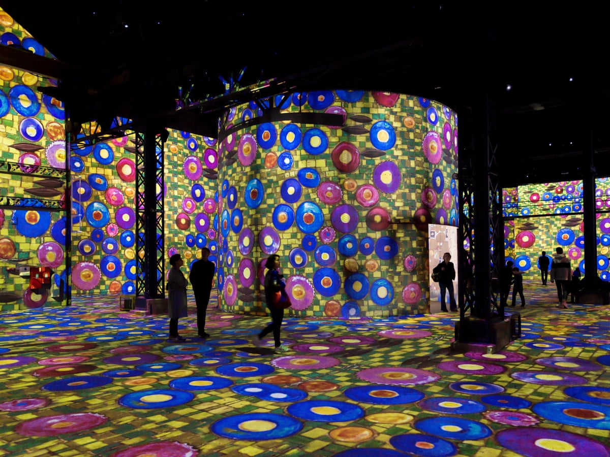 Paris S First Digital Art Museum All Lit Up At Atelier Des Lumieres Travel The Guardian
