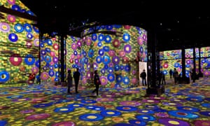 Paris s first digital art museum all lit up at Atelier Paris s first digital art museum all lit up at Atelier