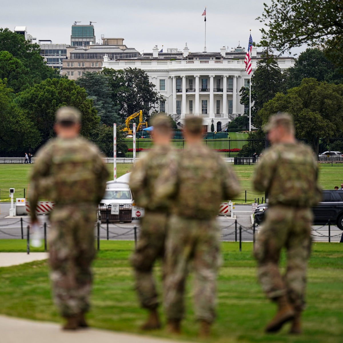 Trump 'manufactured crisis' to justify plan to send national guard to Chicago, leading Democrat says | Trump administration | The Guardian