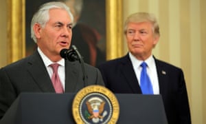 Tillerson has been repeatedly absend from Trump’s meetings with fellow heads of government and excluded from key decisions, such as the notorious travel ban