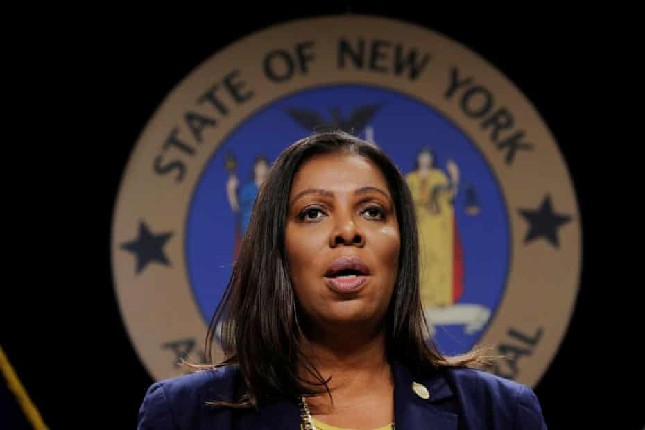 Letitia James in New York City on 19 November 2019.