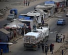 Ceasefire live: all 20 hostages to be released by Hamas early on Monday morning, says Israel, as aid trucks enter Gaza