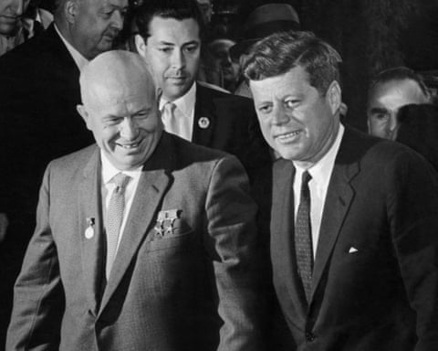 President Kennedy and Soviet leader Nikita Khrushchev in 1961.