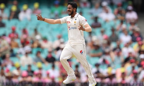 Hasan Ali leads Pakistan’s charge on Day 2 of the Third Test in Sydney.