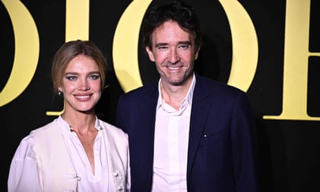 CEO of LVMH Holding Company, Antoine Arnault and his wife Russian model Natalia Vodianova pose during a photocall ahead of the Christian Dior fashion show as part of the Paris Fashion Week in September.