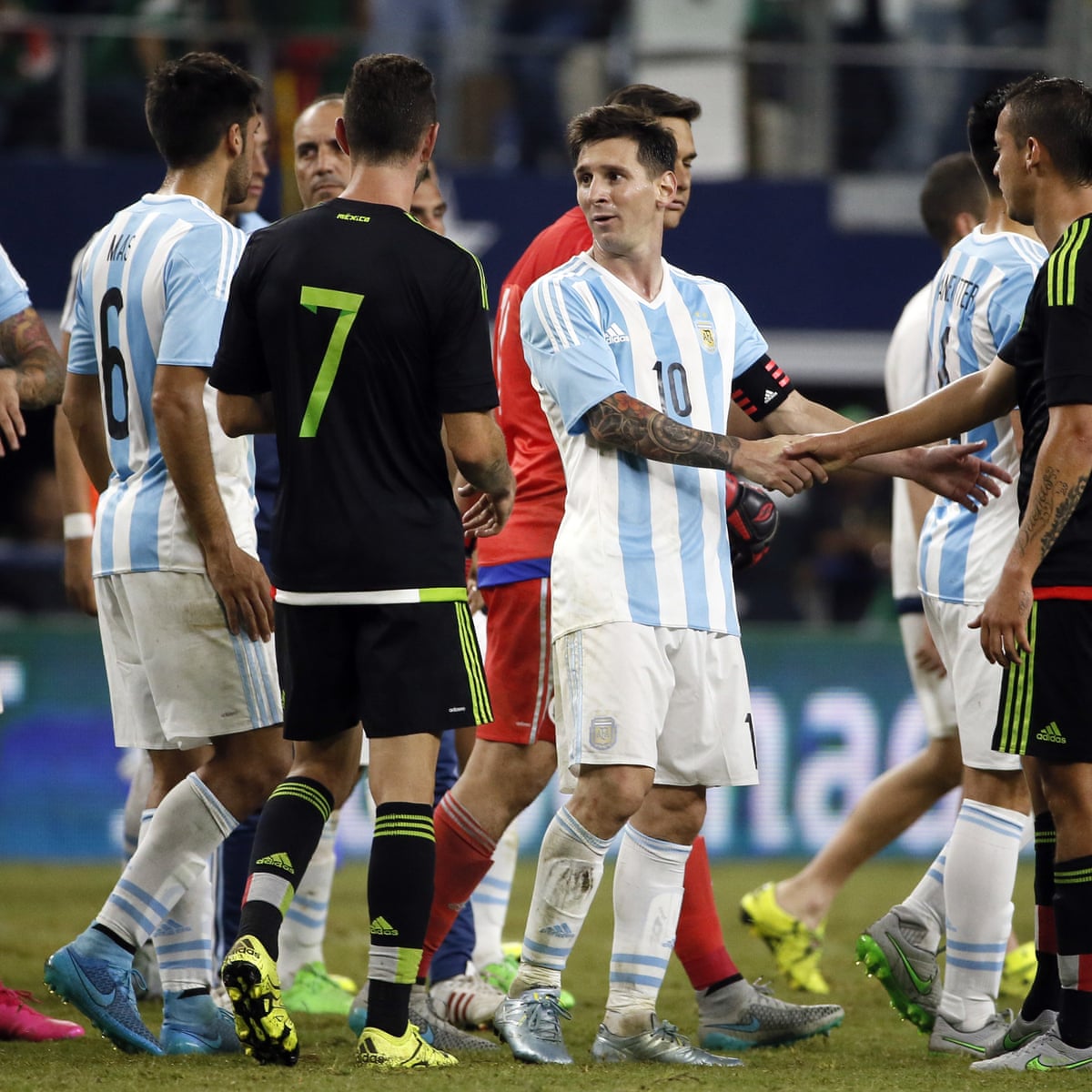 Argentina 2 2 Mexico Como Paso Sport The Guardian Argentina 2 2 Mexico Como Paso Sport The Guardian