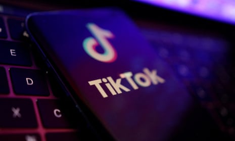 TikTok app on phone