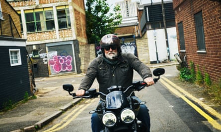 ‘I’ve only got one bike because I’ve only got one arse’: Si King tests out the new Triumph Rocket III.