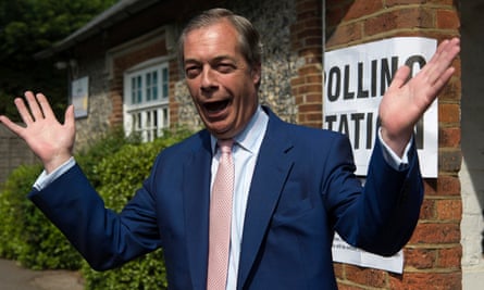 European Parliament electionBrexit Party leader Nigel Farage arrives to cast his vote for the European Parliament elections at a polling station at the Cudham Church of England Primary School in Biggin Hill, Kent. PRESS ASSOCIATION Photo. Picture date: Thursday May 23, 2019. See PA story POLITICS Election. Photo credit should read: Kirsty O’Connor/PA Wire
