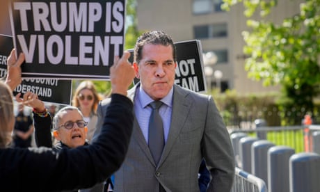 Attorney Joe Tacopina, a lawyer representing former President Donald Trump, arrives to federal court.