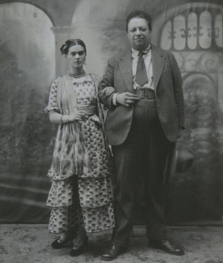 Irreverent … Frida Kahlo and Diego Rivera, wedding portrait, 21 August 1929.