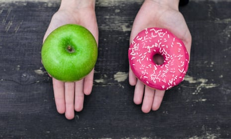 Choosing between apple and doughnut may be only part of the story.