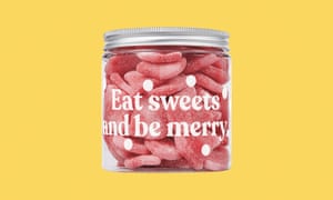 Candy Kittens vegan wild strawberry sweet jar