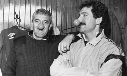 Walter Smith, left, and Graeme Souness in 1989.