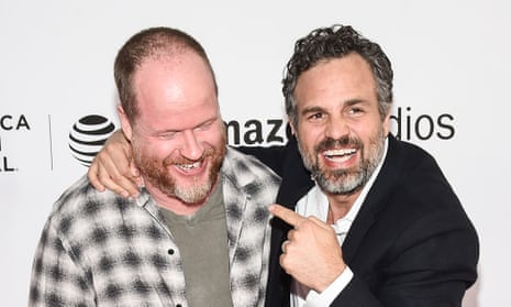 Joss Whedon (left) and Mark Ruffalo: palling around at Tribeca