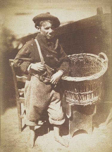 ‘The soldier boy to the wars has gone, his faither’s breeks he has girded on…’ The lad’s father had died. He has inherited his father’s trousers, and perhaps nothing else. There was no welfare state, and in other circumstances he would have been destitute on the streets. But he is backed by a fishing boat and is physically supported by the creel. The community has embraced him and his future profession lies ahead of him