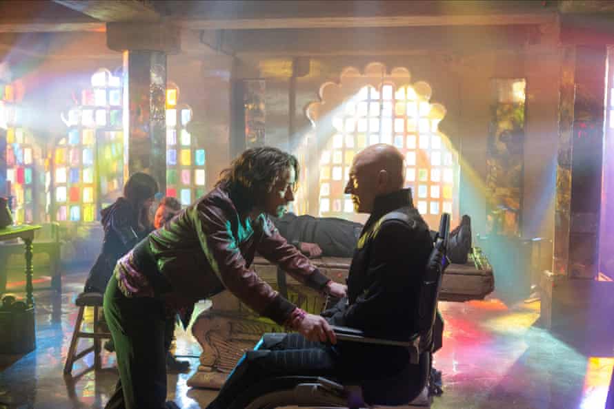 Fancy a ‘Macbeth-off’? … McAvoy with Patrick Stewart in X-Men: Days of Future Past.