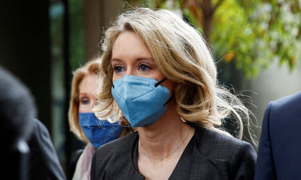 Elizabeth Holmes at her own fraud trial in January.
