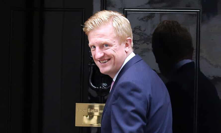 Oliver Dowden at Downing Street in July.