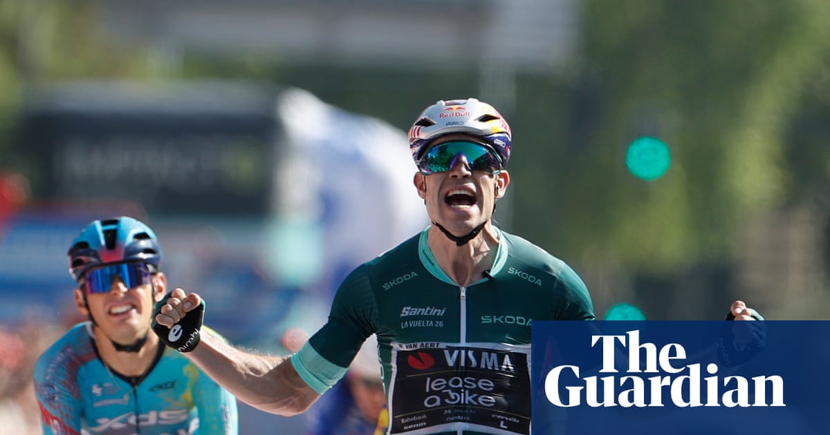 ‘What are we doing?’: Brennan’s anger at racing in 44C heat as Van Aert wins shortened stage