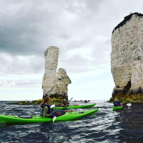 Kayaking at the Woodmill Outdoor Activities Centre in Southampton