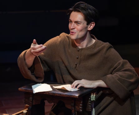 Priggishly earnest … Freddy Carter as Francis of Assisi in Poor Clare.