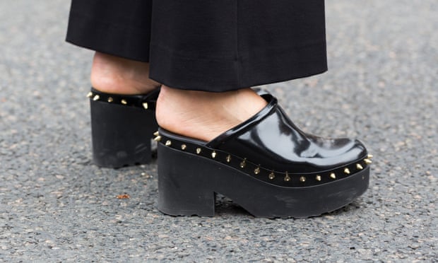 a pair of clogs in the wild and Paris fashion week.