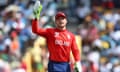 Jos Buttler reacts during England's defeat by Australia at the T20 World Cup
