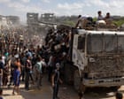 Hamas official says disarmament ‘out of the question’; Israel prepares prisoners for exchange – live