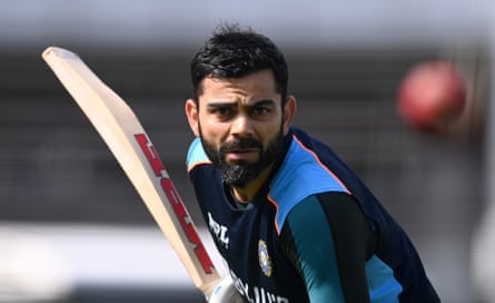 India captain Virat Kohli during a nets session at Lord’s Cricket Ground on 10 August 2021
