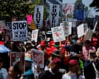May Day protests across US draw huge crowds – in pictures