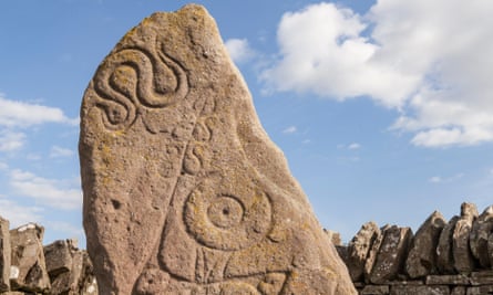 Pictish symbol stone at Aberlemno.