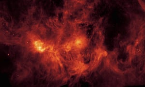The Perseus Molecular Cloud, a collection of gas and dust over 500 light-years across, hosting an abundance of young stars, captured by the Spitzer Space Telescope. (NASA/JPL-Caltech via AP)