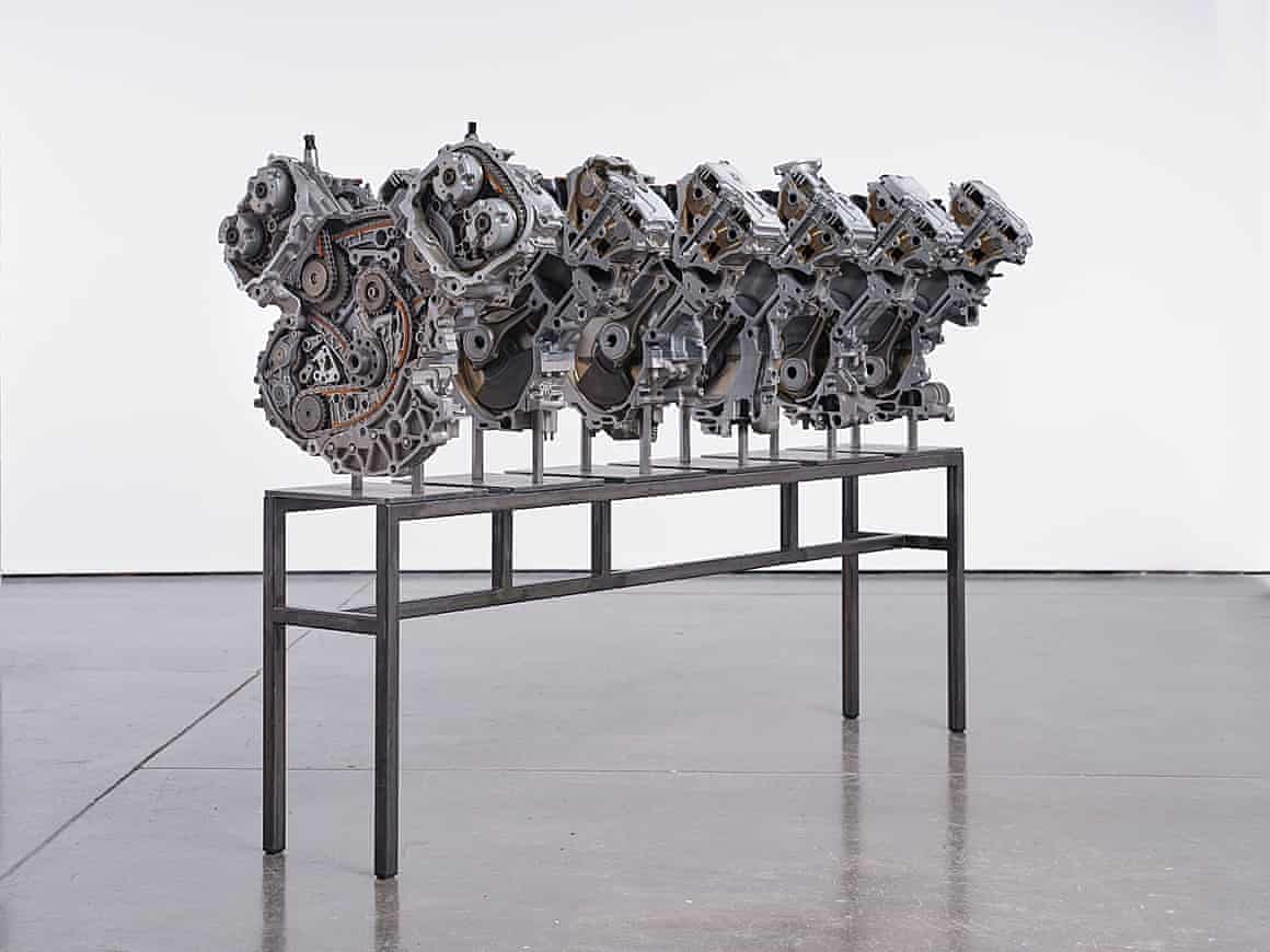 Alexandra Bircken, car engine, 2023.