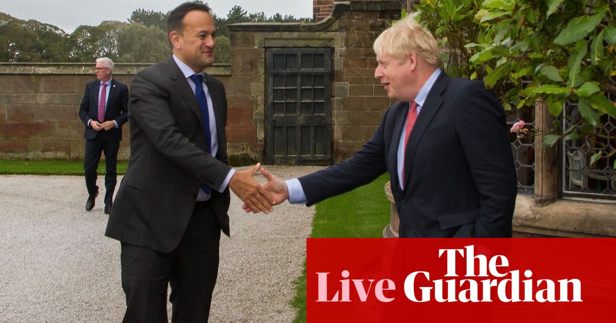 Brexit: Varadkar says new agreement 'possible' by end of October after talks with Johnson - live news